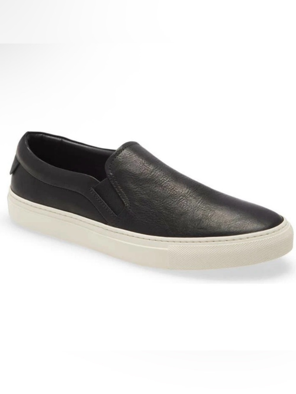 NEW | GOOD MAN BRAND EDGE LEATHER SLIP ON in Black Sz: 11 Men's